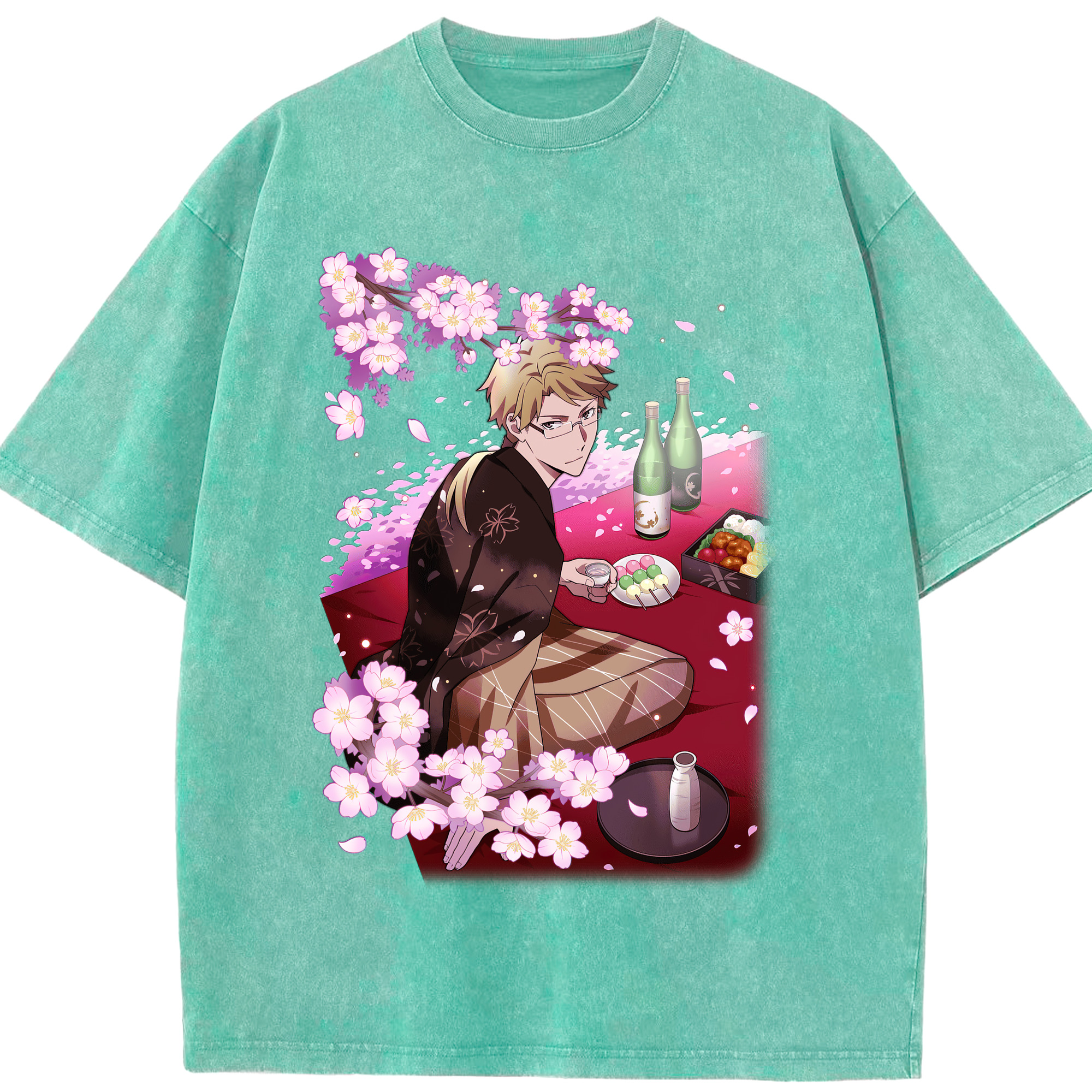 （画像用） 文豪ストレイドッグス Bungo Stray Dogs 綿100% ヴィンテージ風 半袖Tシャツ（フロントプリント）